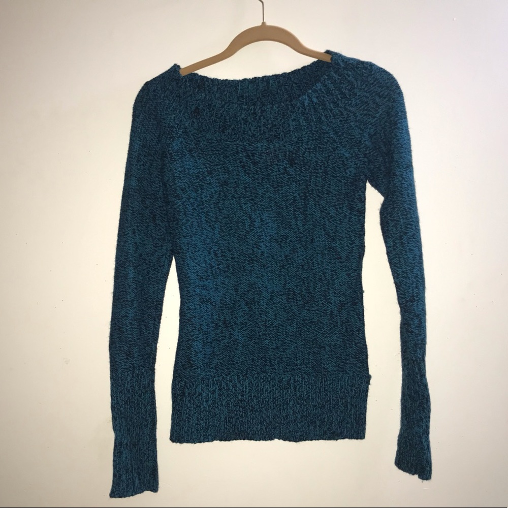 Blue and black sweater size medium